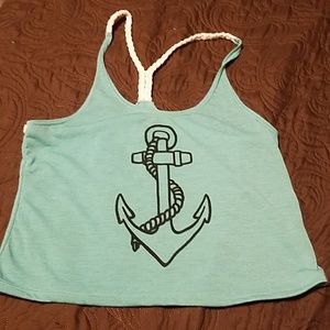 Anchor crop top